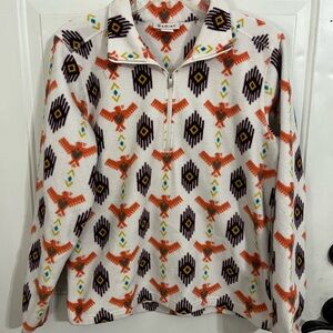 Ariat Fleece Pullover with Aztec Design